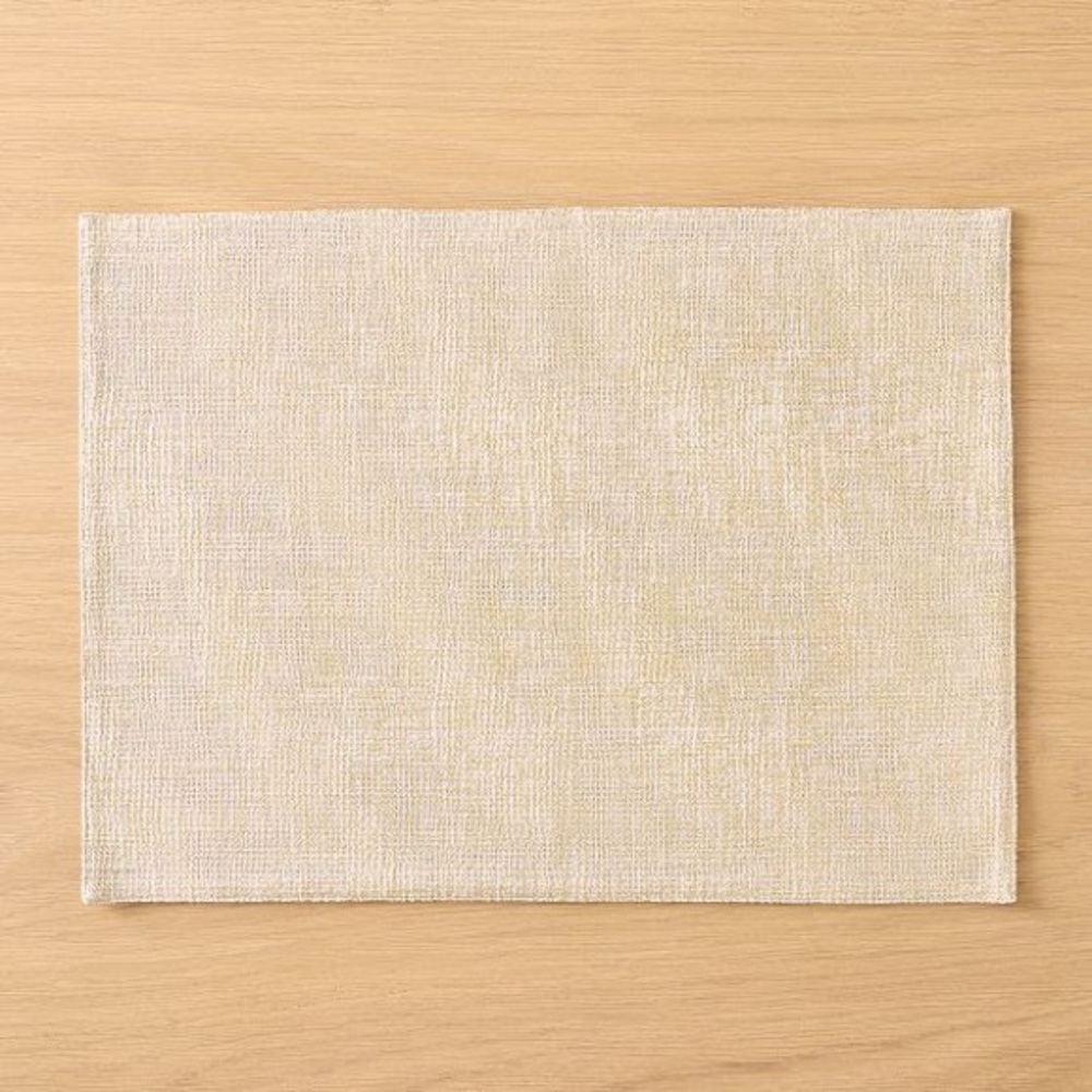 Set of 8 Metallic Foil Linens Placemat Sets